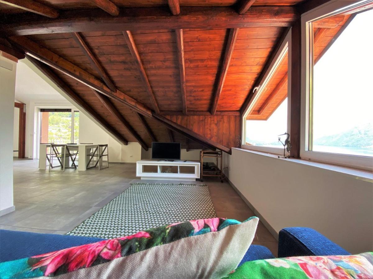 La Rondinella - Loft With Fantastic View On Lake Como Argegno Exterior foto
